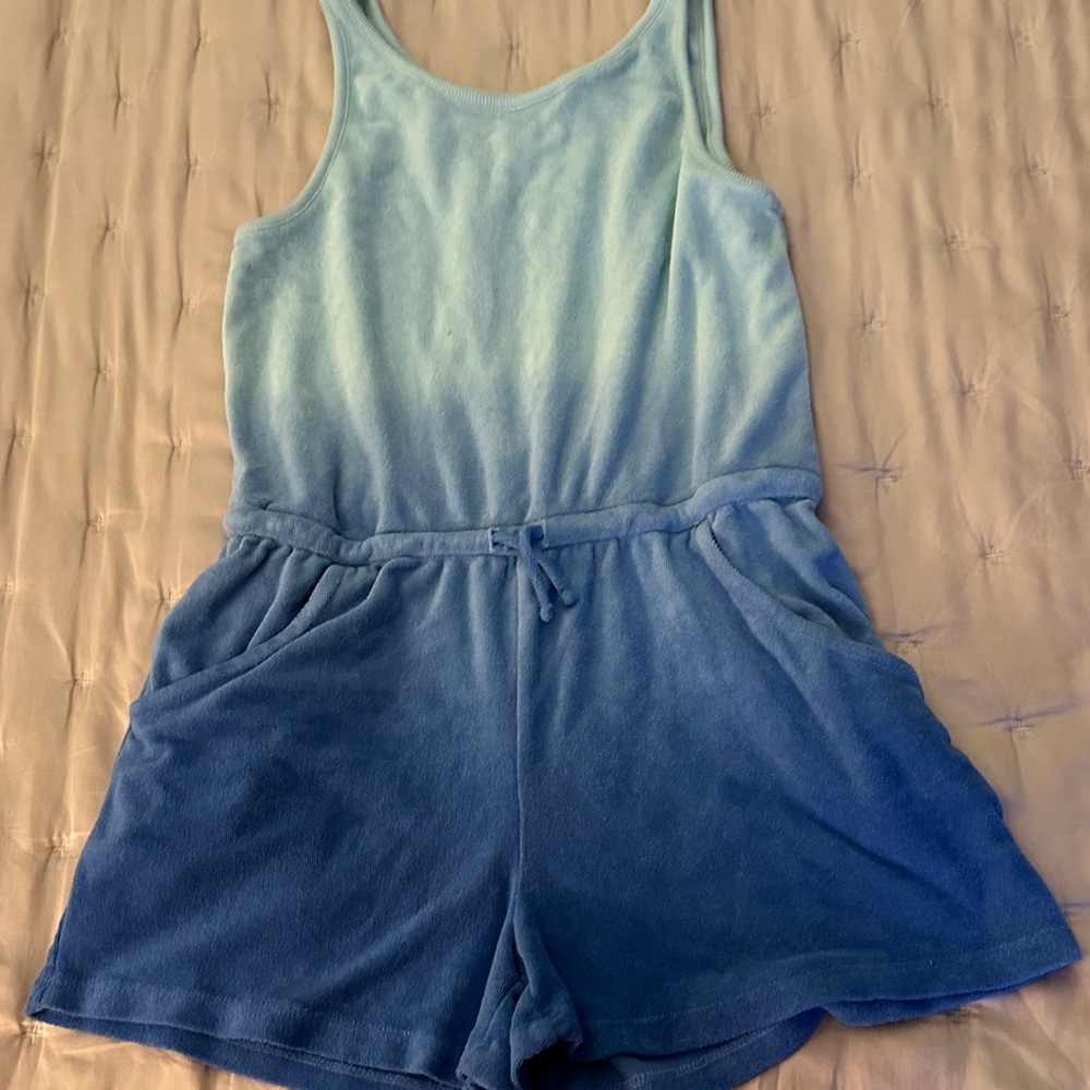 Old Navy Kids Blue Ombre Terrycloth Swim Coverup